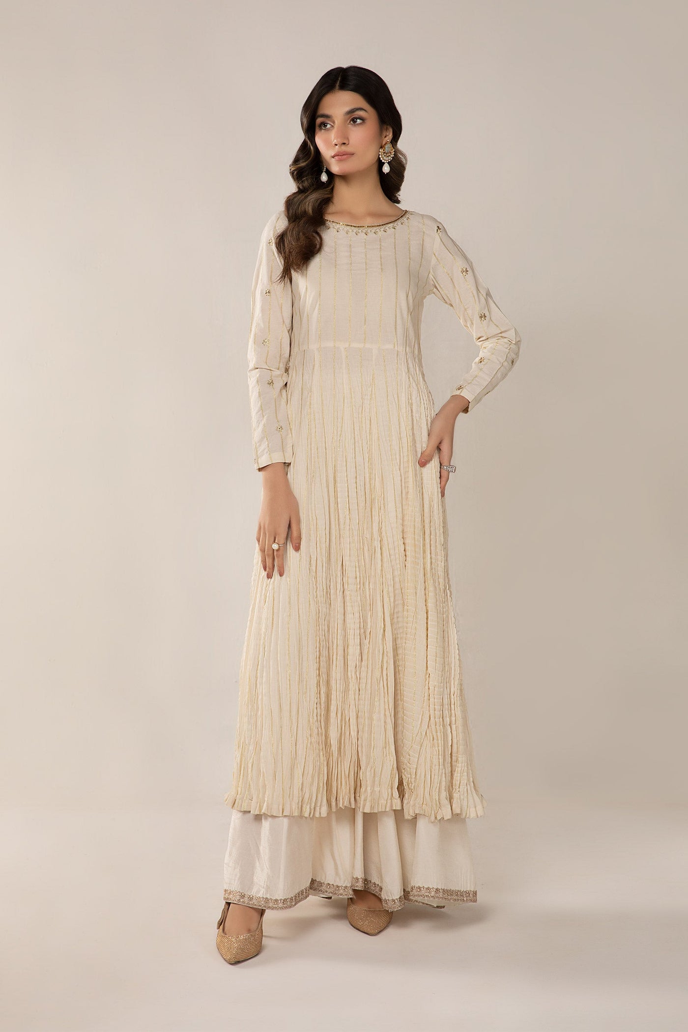 Embroidered Cotton Pishwas | MB-F23-205