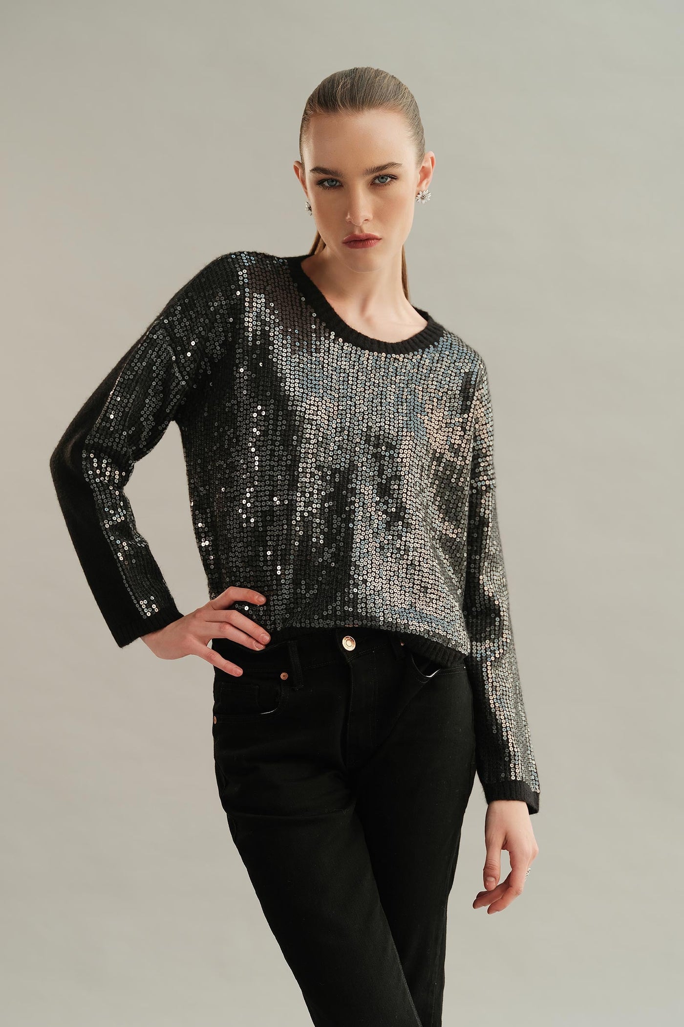 Sequin Sweater (Free Size)