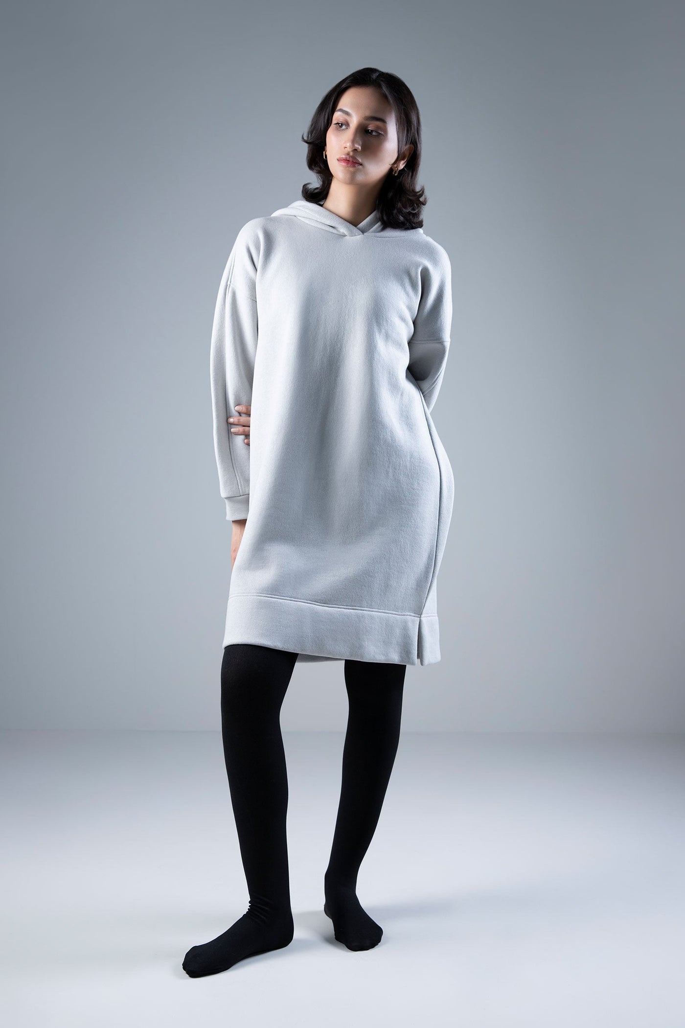 Relaxed Hoodie Dress | WEST-W24-63