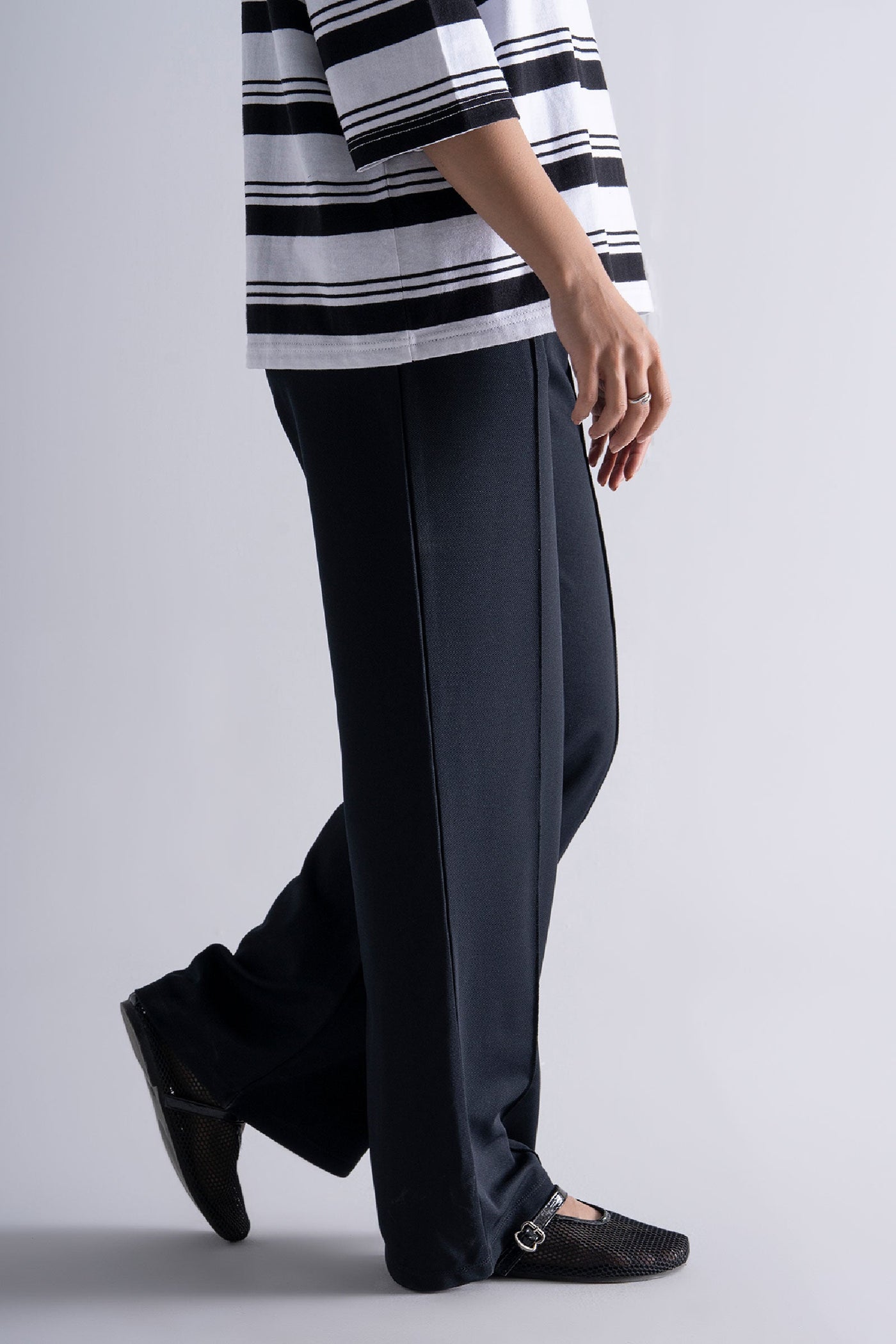 Wide Leg Knitted Pants | WEST-S25-36