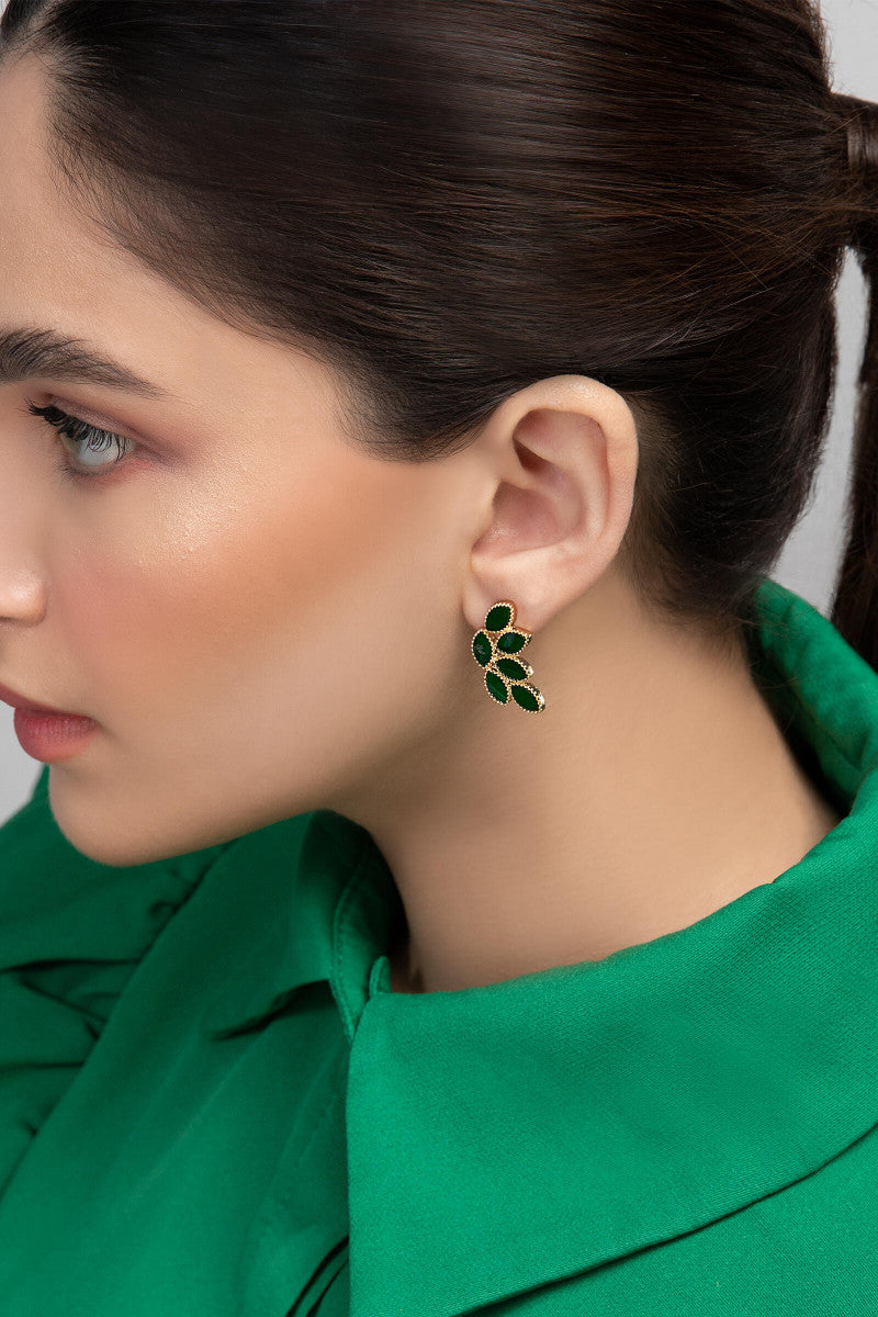 Earrings Green AER-W21-048