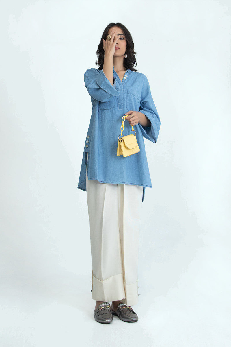 Shirt Blue MB-W22-245