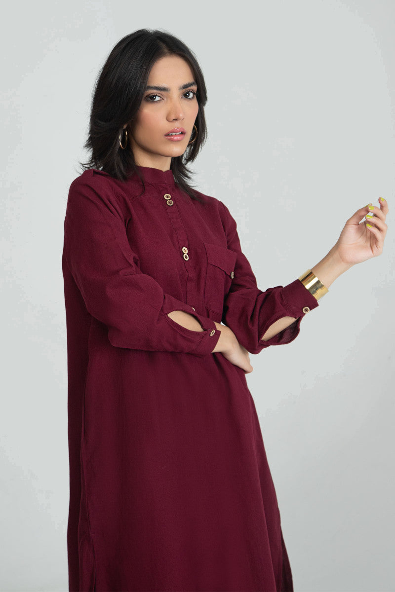 Shirt Maroon MB-W22-324